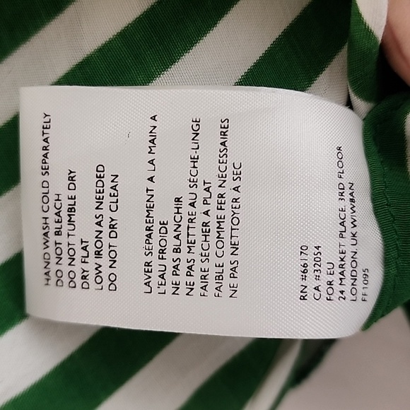 NWT Faithfull The Brand Milan Midi Striped Dress Size Medium - Picture 12 of 14